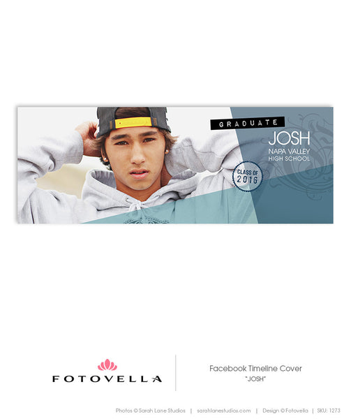 Senior Photography Facebook Cover Template Bundle - Graduation Bundle - Senior Boy and Girl - 1290
