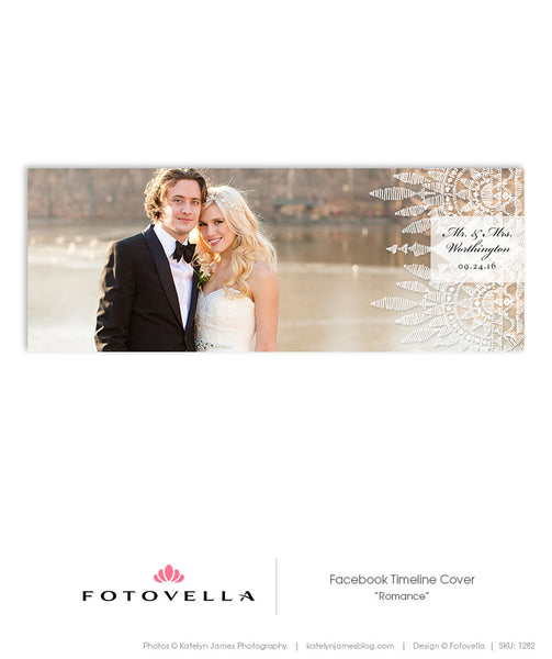 Facebook Timeline Cover Templates - Wedding and Save The Date Bundle - 1303