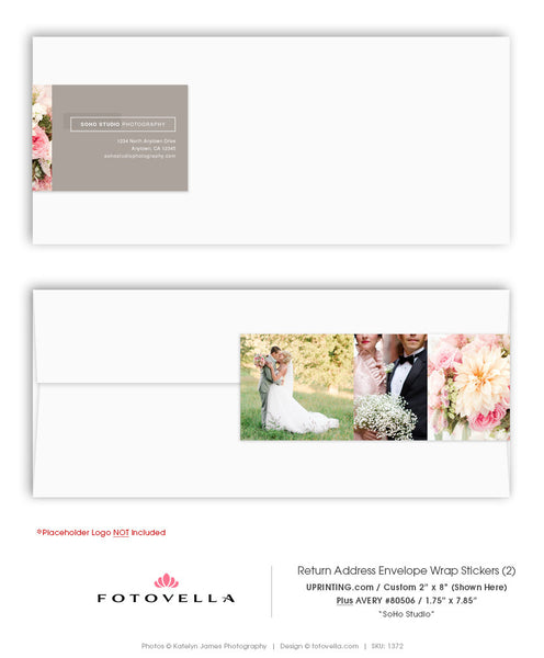 Photography Address Label Template - SOHO Studio - 1372