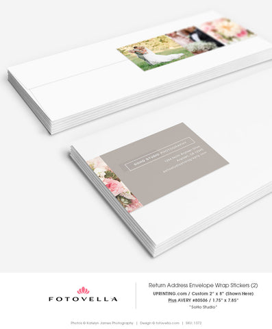 Photography Address Label Template - SOHO Studio - 1372
