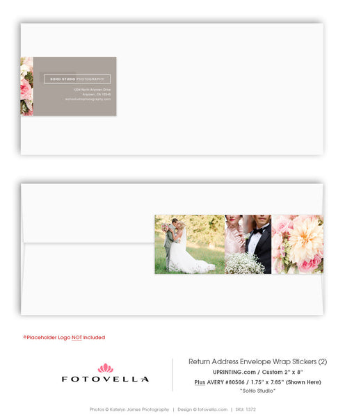 Photography Address Label Template - SOHO Studio - 1372