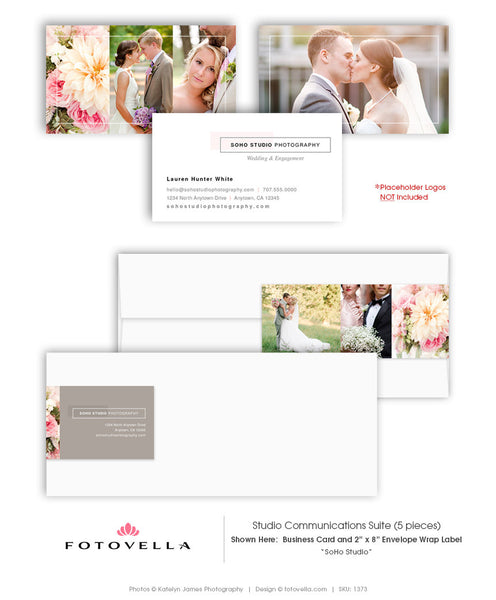 Photography Stationery Suite - Photography Marketing - SOHO STUDIO - 1373