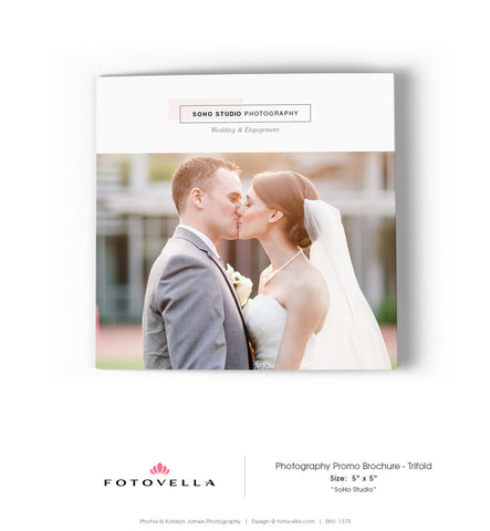 Photography Marketing Brochure - 5x5 Trifold - SOHO Studio - 1375