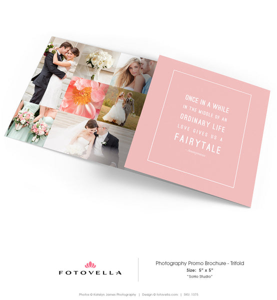 Photography Marketing Brochure - 5x5 Trifold - SOHO Studio - 1375