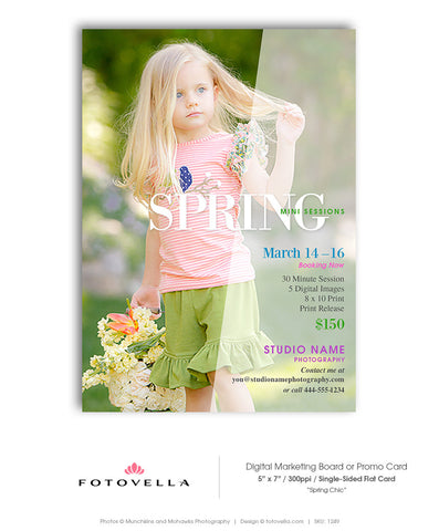 Spring Mini Session Template - SPRING CHIC - 1249