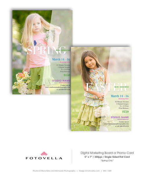 Spring Mini Session Template - SPRING CHIC - 1249