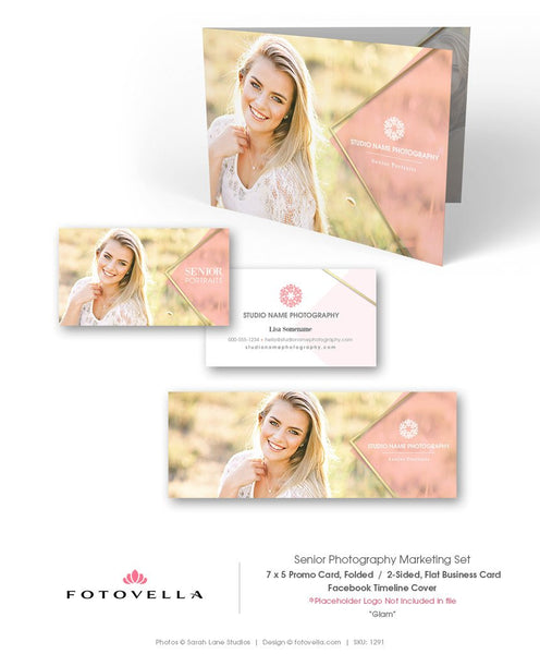 Senior Photography Marketing Template Bundle | Over 65 templates | Senior Graduation Announcements, Marketing Templates + more!
