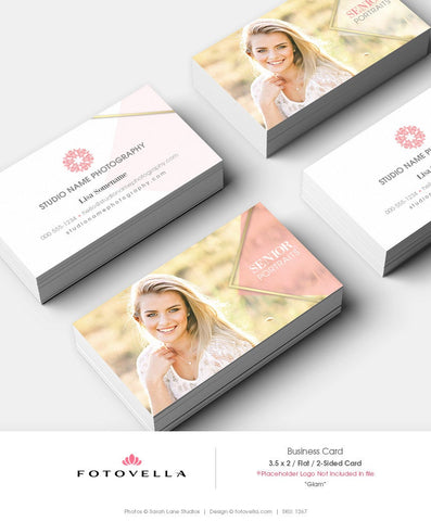 Photography Business Card Template - GLAM - 1267