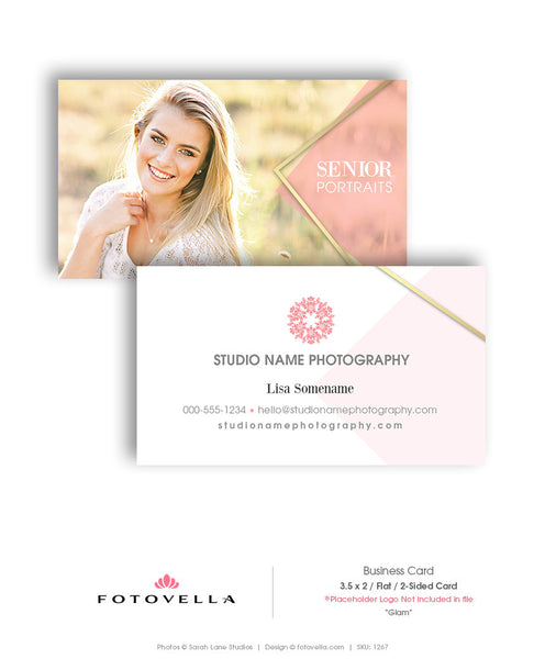 Senior Photography Marketing - Mini Marketing Set - GLAM - 1291