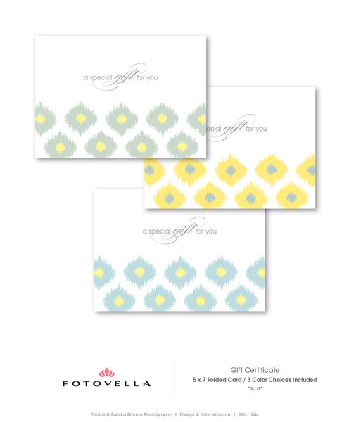 Photographer Gift Certificate Template - Photography Marketing - 1044