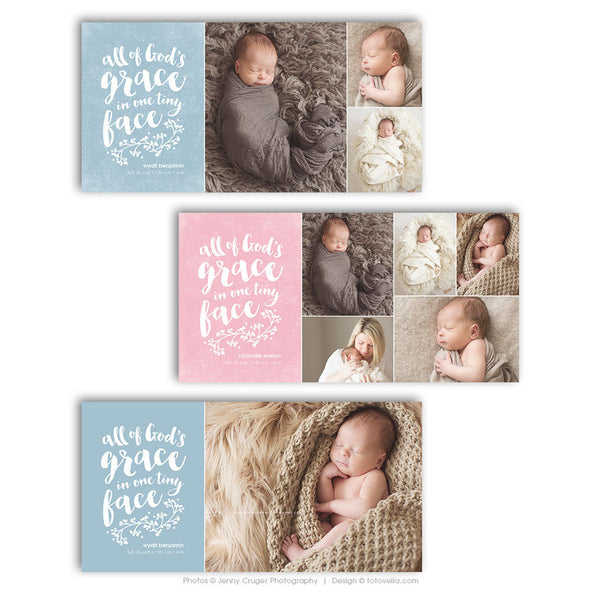 Storyboard Template - Baby Love Newborn Photo Collage 20x10 - BABY WYATT - 1477
