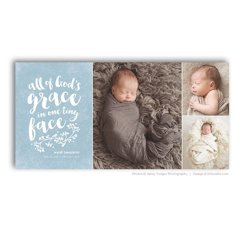 Storyboard Template - Baby Love Newborn Photo Collage 20x10 - BABY WYATT - 1477