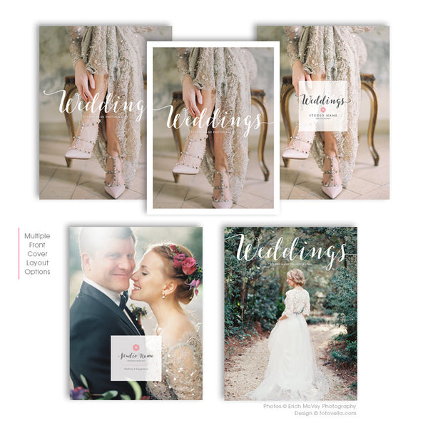Wedding Photography Studio Magazine, Wedding Photographer Client Welcome Guide,  Photography Marketing Photoshop Template | 1494