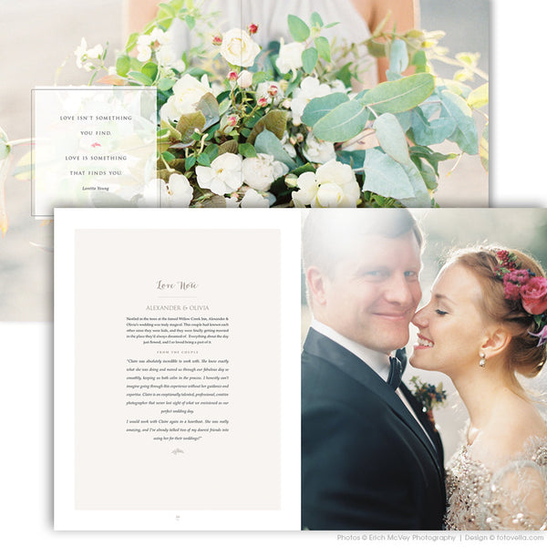 Wedding Photography Studio Magazine, Wedding Photographer Client Welcome Guide,  Photography Marketing Photoshop Template | 1494