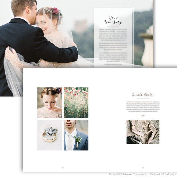 Wedding Photography Studio Magazine, Wedding Photographer Client Welcome Guide,  Photography Marketing Photoshop Template | 1494