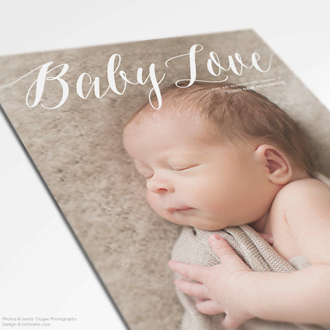 Newborn Photography Marketing Magazine Promotional Brochure Template - BABY LOVE - 1496
