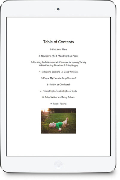 Amy Cook Newborn and Milestone Course MEGA BUNDLE!