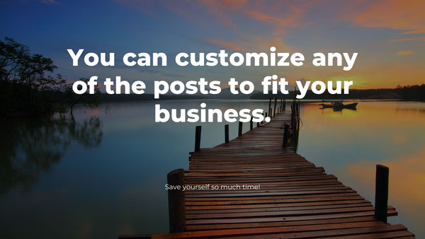 Landscape Photography Social Media Content *Copy-Paste-Post* - 31 Posts Already done for you!