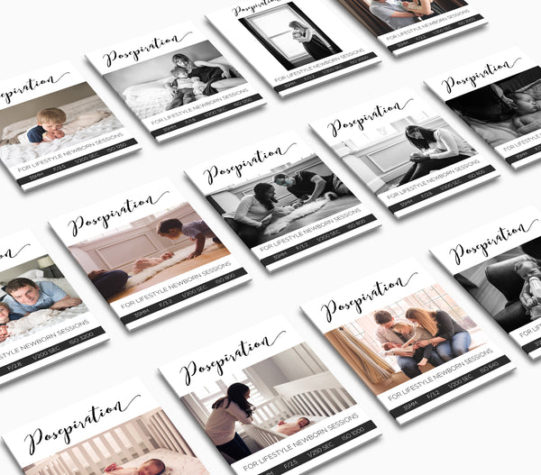837 Posepiration Portrait Setting Cards