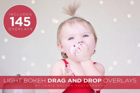 Light Bokeh Drag and Drop Overlays