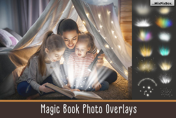 500+ Magical Photo Overlays & Backdrops, Water Splash, Smoke Bomb, Confetti, Magic Wands + more!