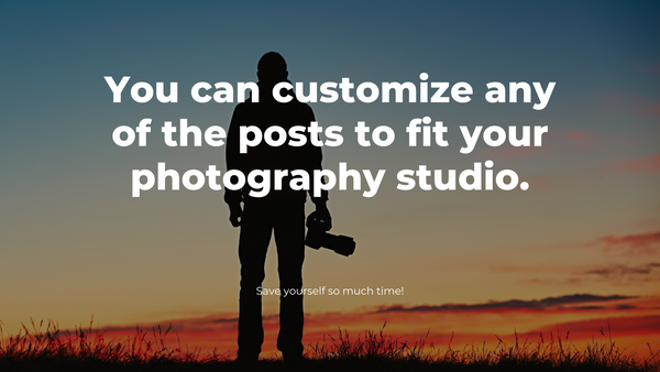 *NEW IN 2022* May Social Media Content for Photographers *Copy-Paste-Post*  Photography Captions