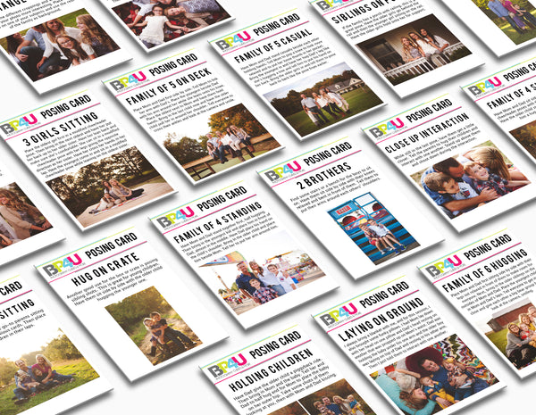 959 Family/Children Posing Card Bundle by Autumn Branscome