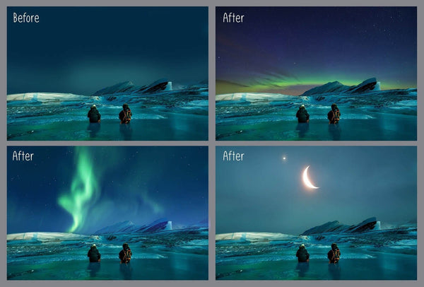 1400+ Photo Overlays, Night Sky Overlays, Digital Backgrounds, Brushes + More!