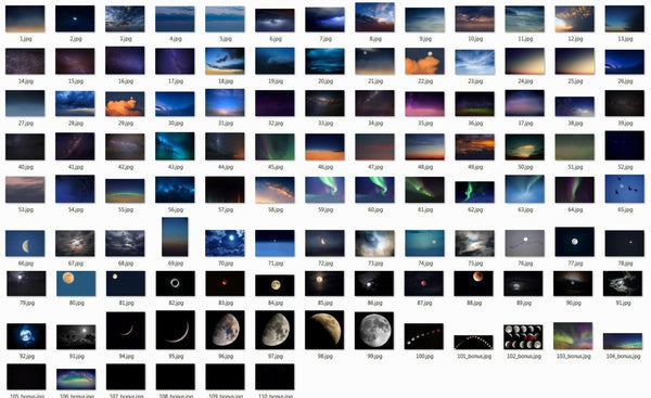 1400+ Photo Overlays, Night Sky Overlays, Digital Backgrounds, Brushes + More!