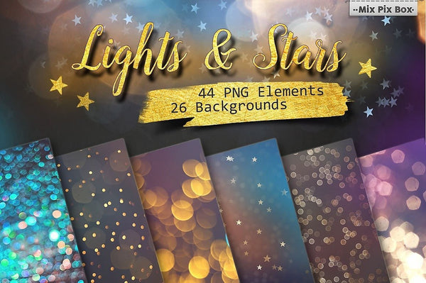 1400+ Photo Overlays, Night Sky Overlays, Digital Backgrounds, Brushes + More!