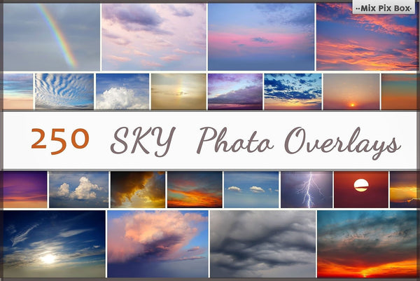 1400+ Photo Overlays, Night Sky Overlays, Digital Backgrounds, Brushes + More!