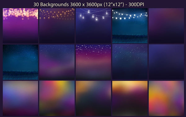 1400+ Photo Overlays, Night Sky Overlays, Digital Backgrounds, Brushes + More!