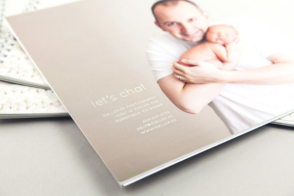 Modern Newborn Marketing Catalog