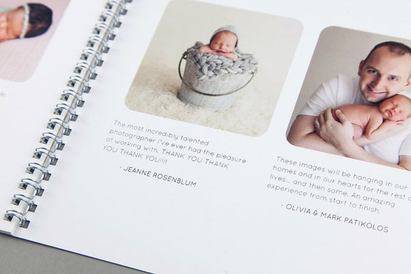 Modern Newborn Marketing Catalog