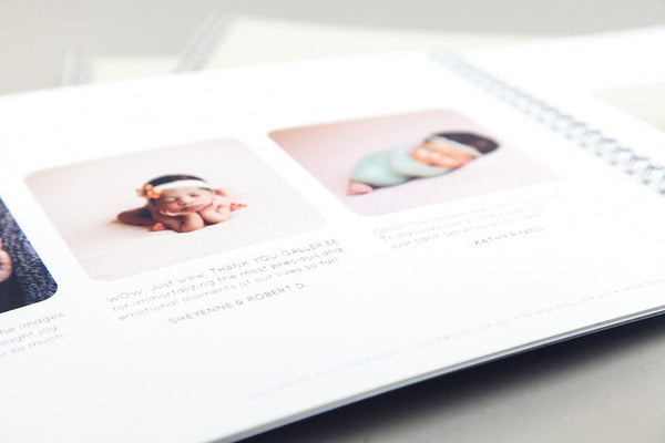Modern Newborn Marketing Catalog