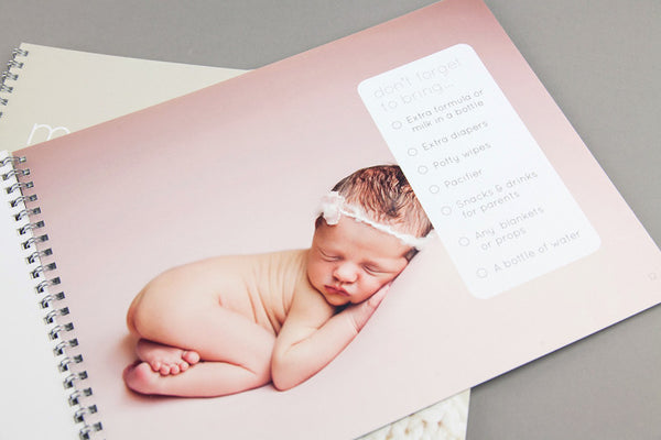 Modern Newborn Marketing Catalog