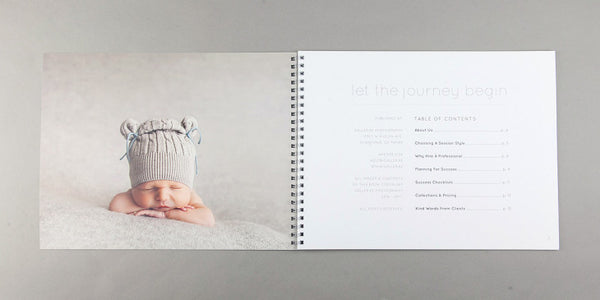 Modern Newborn Marketing Catalog