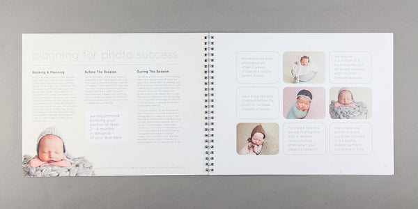 Modern Newborn Marketing Catalog