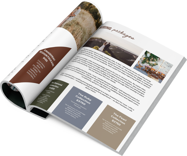 Portrait Photographer Client Welcome Guide Studio Magazine for CANVA, Senior Photography, Wedding, Newborn, Pet, Maternity Client Guide for CANVA, Magazine Template,  All In One