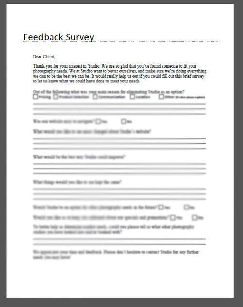 103 Photography Contracts & Forms Bundle for Photographers + BONUS Tax Sheets