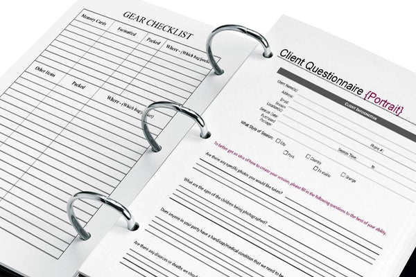 103 Photography Contracts & Forms Bundle for Photographers + BONUS Tax Sheets