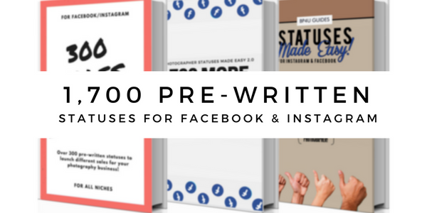 1700+ Pre-written Statuses for Facebook and Instagram, Social Media Content