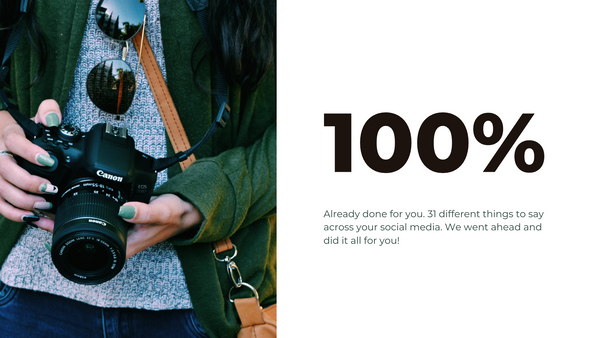*NEW IN 2022* May Social Media Content for Photographers *Copy-Paste-Post*  Photography Captions