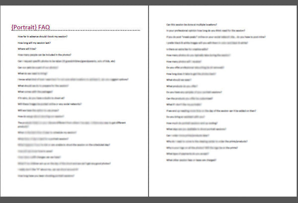 61 Photography Contracts and Forms