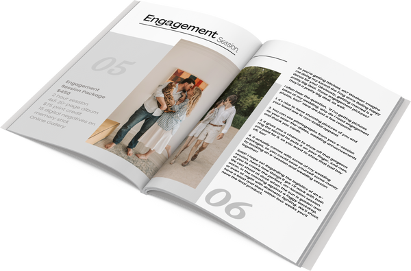 Portrait Client Guide, Welcome Packet Template, Magazine Template FOR CANVA