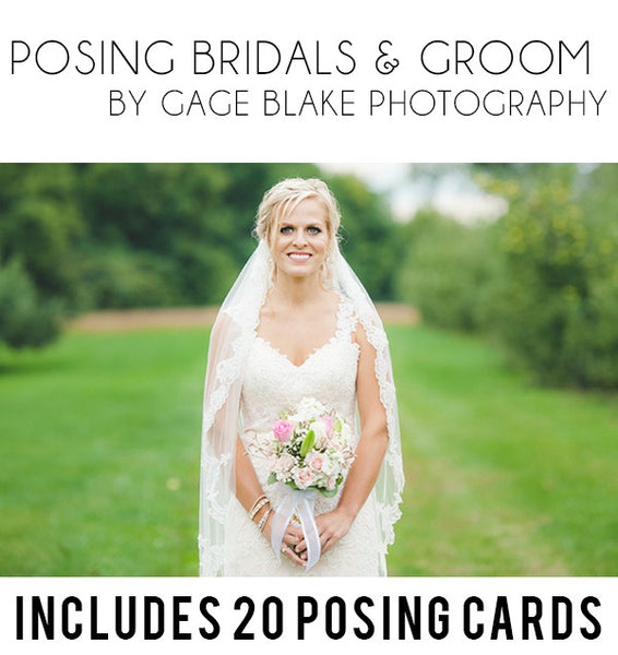 860 Wedding and Engagement Posing Card Bundle by Gage Blake Photography
