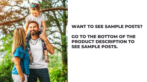 *BRAND NEW* Family Photography Monthly Social Media Content *Copy-Paste-Post* - 365 Posts Already done for you!