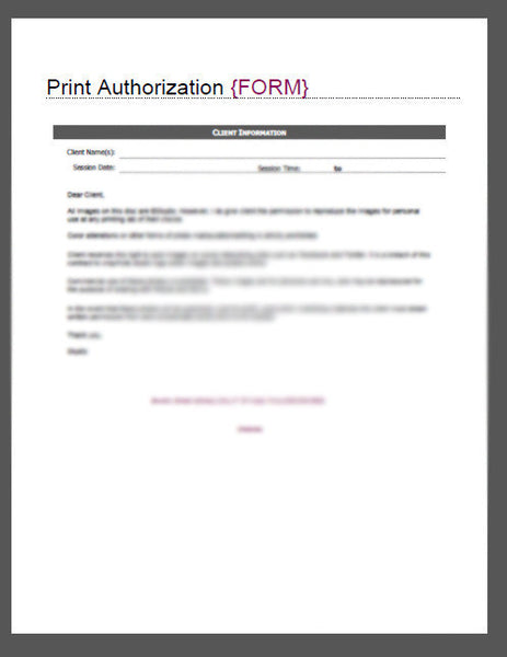 61 Photography Contracts and Forms