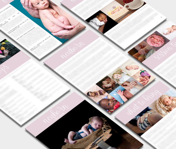 Newborn Photography Client Guide & Session Planning Guide | Template