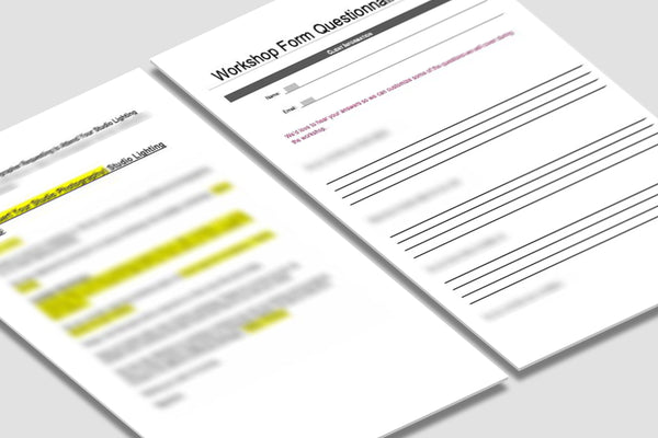 Studio Lighting Workshop Kit: Everything You Need to Teach A Studio Lighting Workshop